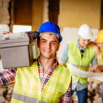 Electrician At a Construction Site