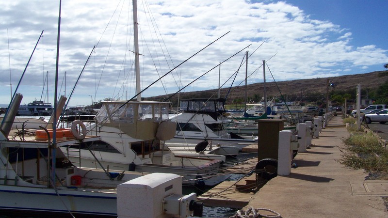 Boat at docking area
